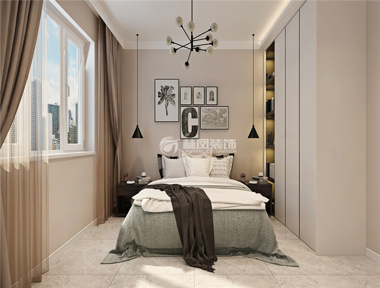 龍湖西府原著85平現(xiàn)代簡(jiǎn)約風(fēng)格裝修效果圖