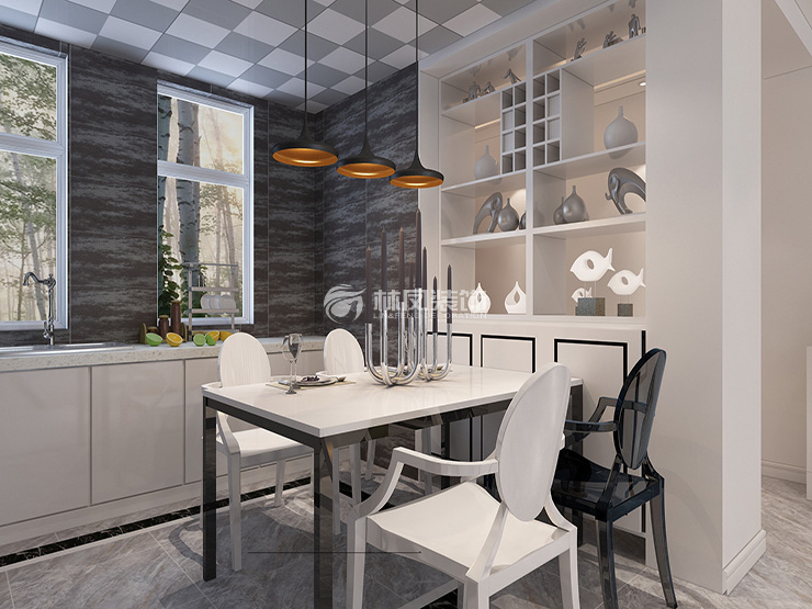 中海和平之門(mén)GHOUSE天際餐廳裝修效果圖