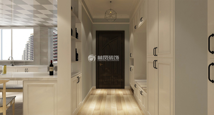 渾南區(qū)府城名著140㎡玄關裝修效果圖