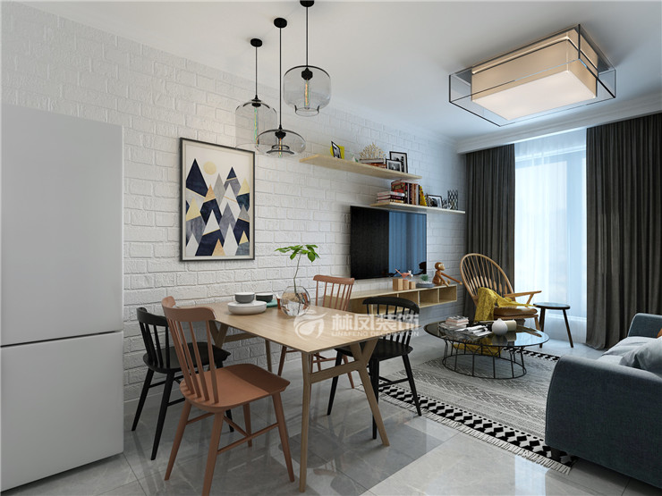 客廳餐廳合并設(shè)計(jì)裝修效果圖