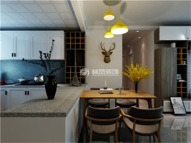 開放式廚房設計裝修效果圖