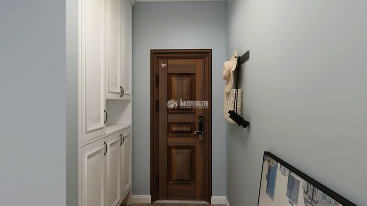 北歐風(fēng)格入戶門顏色選擇裝修效果圖