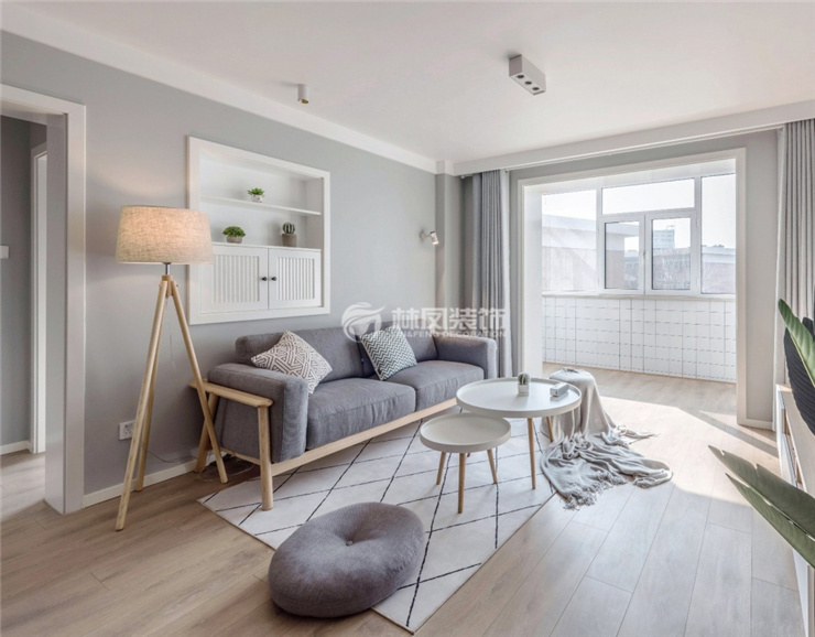 北歐風(fēng)格客廳射燈設(shè)計(jì)裝修效果圖