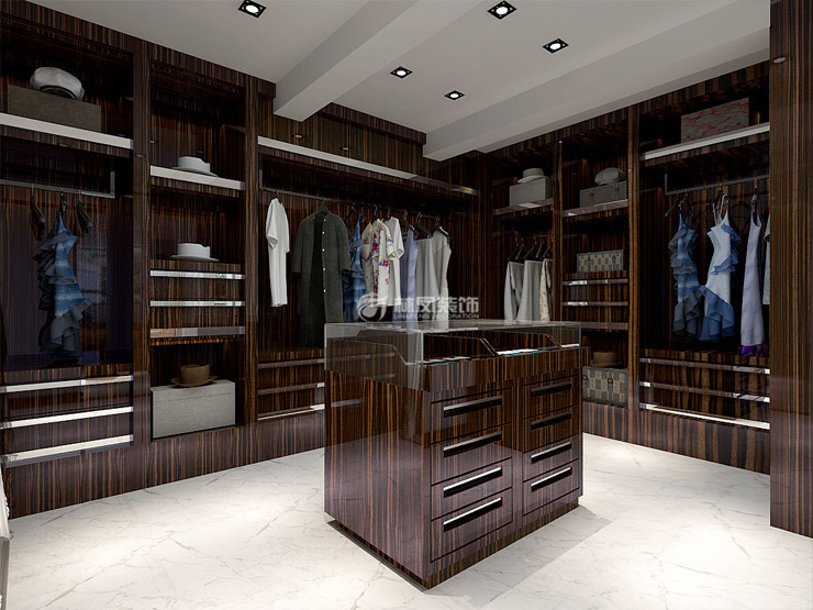 主臥衛(wèi)生間改造為衣帽間裝修效果圖