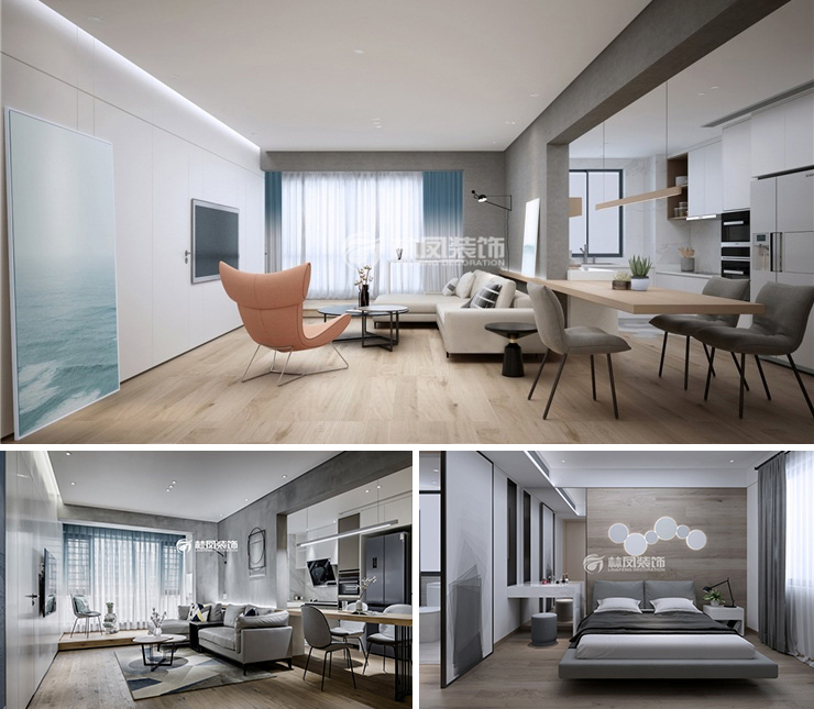 萬科翡翠新都會(huì)140平現(xiàn)代風(fēng)格裝修效果圖