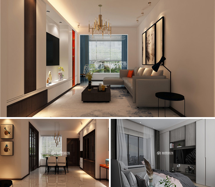 華潤置地八號院117平現(xiàn)代風(fēng)格裝修圖