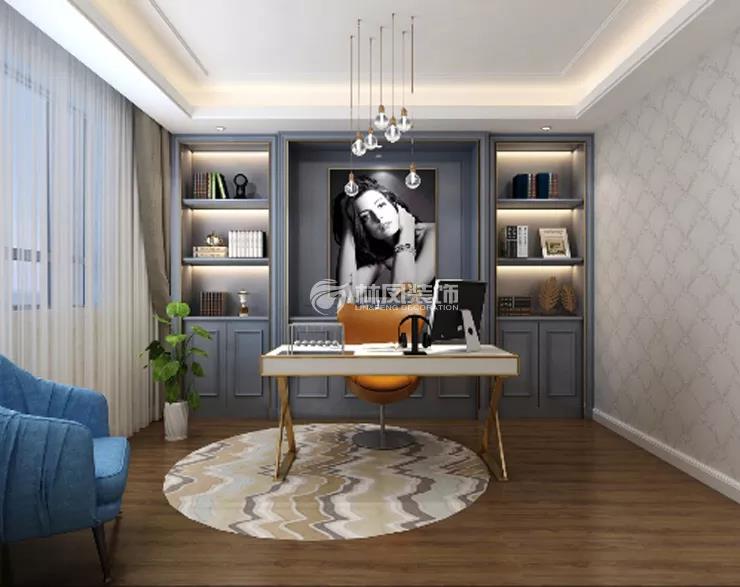 北歐風(fēng)格書(shū)房設(shè)計(jì)裝修效果圖