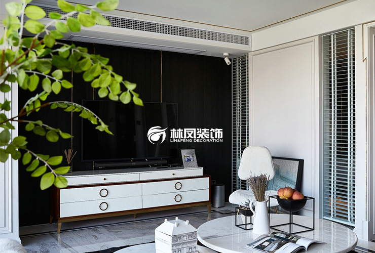 北歐風格客廳新風系統(tǒng)裝修效果圖