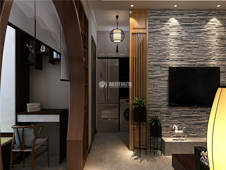 華潤紫云府-75平-現(xiàn)代中式風格-客廳 (2).jpg