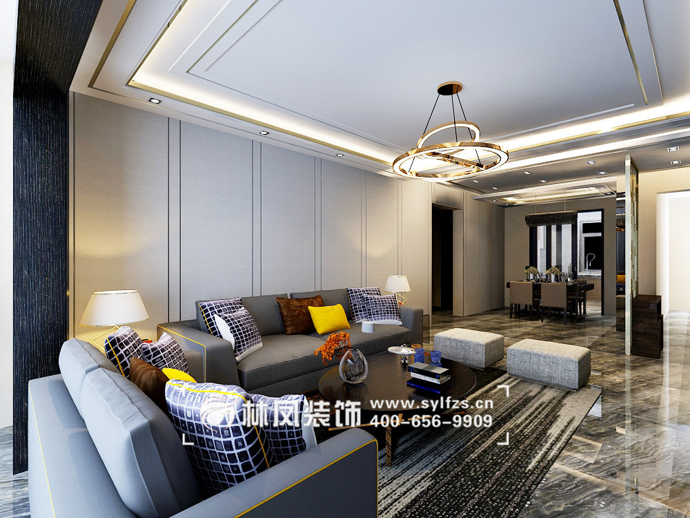 華潤二十四城-130平-港式風(fēng)格-客廳 (3).jpg