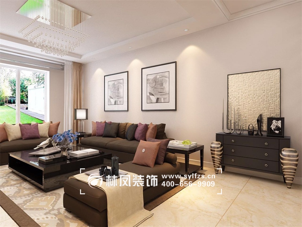 楊達(dá)-華潤橡樹灣 135㎡-現(xiàn)代風(fēng)格-客廳1.jpg