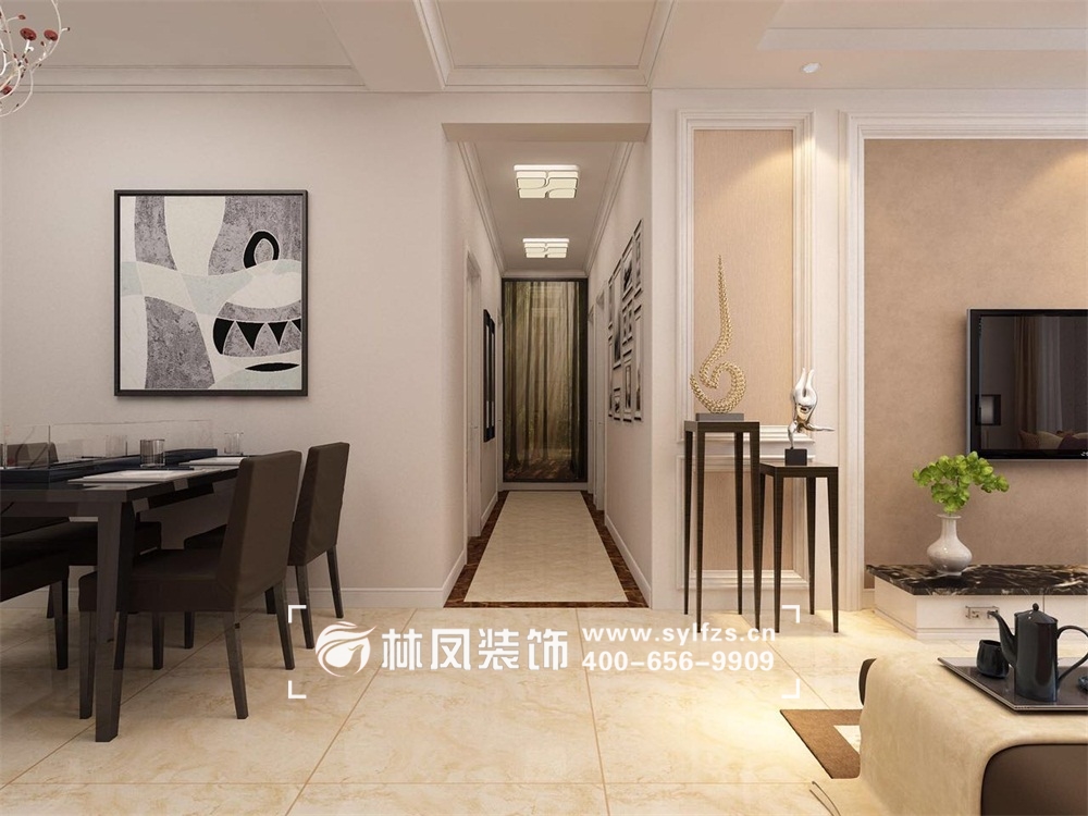 楊達(dá)-華潤橡樹灣 135㎡-現(xiàn)代風(fēng)格-過廊.jpg