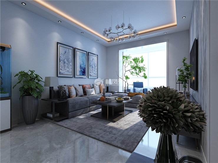 天壇小區(qū)-現(xiàn)代風格-140平-客廳1.jpg