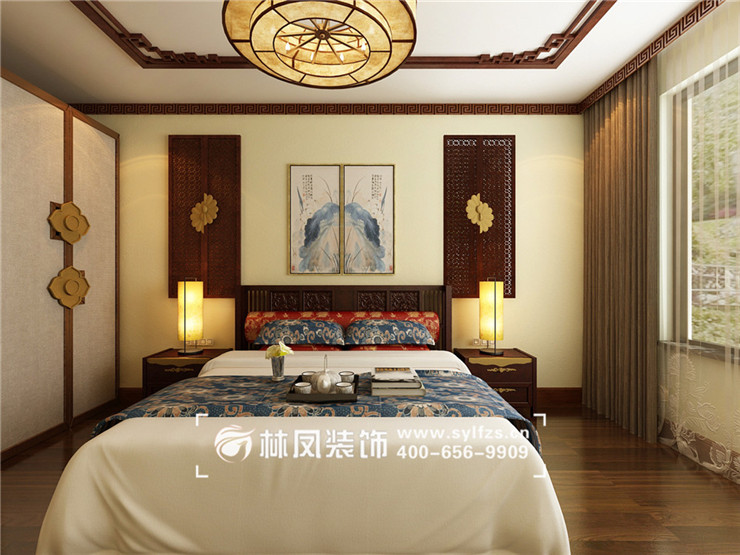 華發(fā)領(lǐng)南薈-158平-中式風格-主臥式.jpg