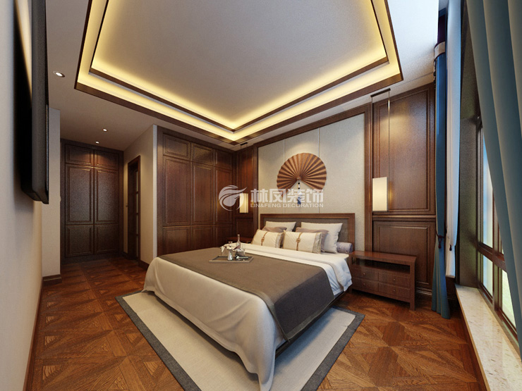 中旅藍爵-中式風(fēng)格-480平-二樓主臥.jpg