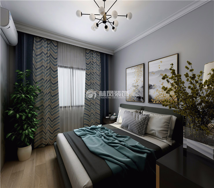 中?？党?125平-北歐風(fēng)格-主臥1.jpg