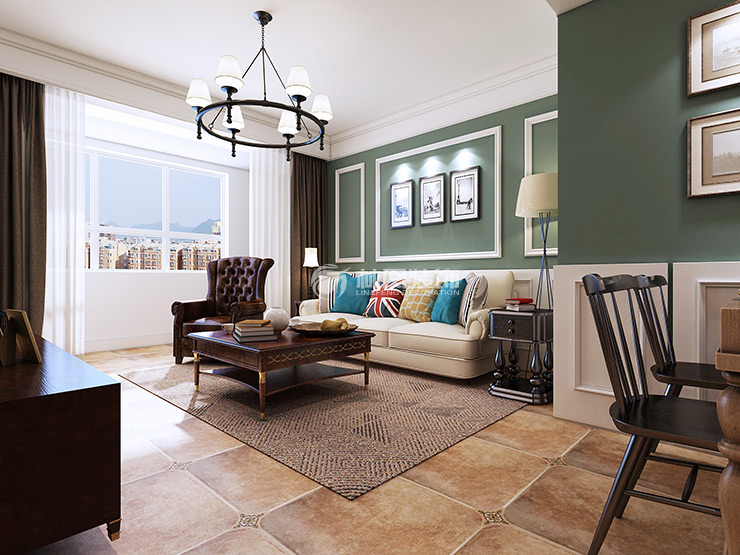 中?？党?87平-美式風(fēng)格-客廳 (2).jpg