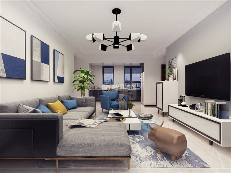 金輝優(yōu)步學府-112平-現(xiàn)代風格-客廳2.jpg