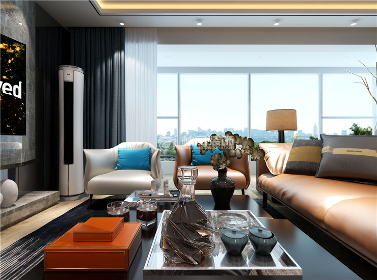 華潤(rùn)長(zhǎng)安里-158平-現(xiàn)代風(fēng)格-客廳 (3).jpg