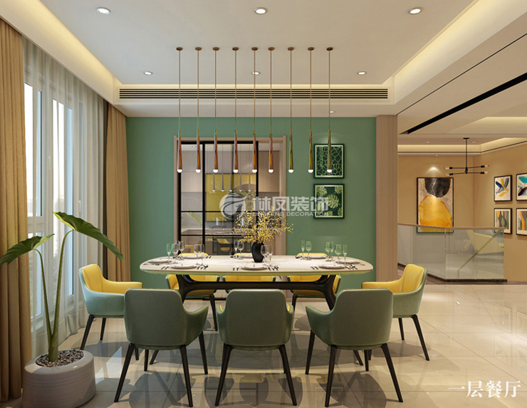 設(shè)計五部-王偉力-萬科西華府400平米-現(xiàn)代風(fēng)格-一樓餐廳.jpg