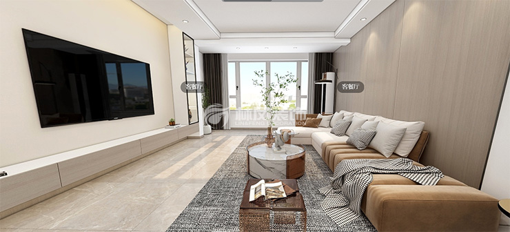 保利和光塵樾-120平-現(xiàn)代風格-客廳-1.jpg