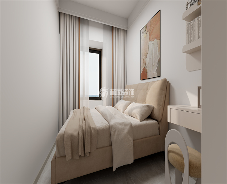 恒大濱江左岸-137平-現(xiàn)代風格-次臥 (2).jpg