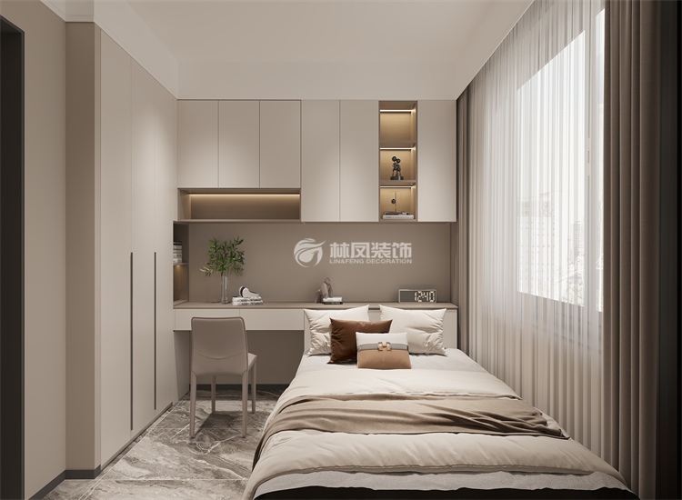 華潤榮華府135㎡意識(shí)風(fēng)格 北次臥.jpg